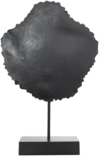 Deco 79 Brown Resin Tribal Sculpture with Black Stand