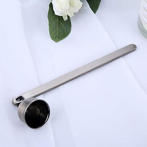 MUXSAM Candle Snuffer Bell-Shaped Stainless Steel Wick Extinguisher