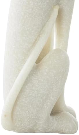 Deco 79 Polystone Dog Sculpture with Gold Collar