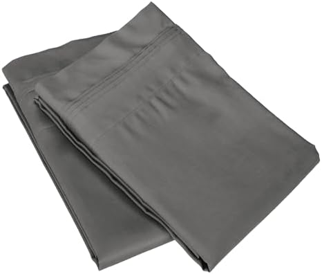 Superior 1000 Thread Count Pillowcase Set Grey 2-Piece
