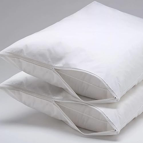 Protect-A-Bed AllerZip Pillow Protector 2-Pack Queen Size
