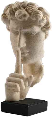 KalyZrts Sandstone Resin Thinker Style Abstract Sculpture