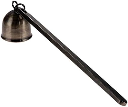 MUXSAM Candle Snuffer Bell-Shaped Stainless Steel Wick Extinguisher
