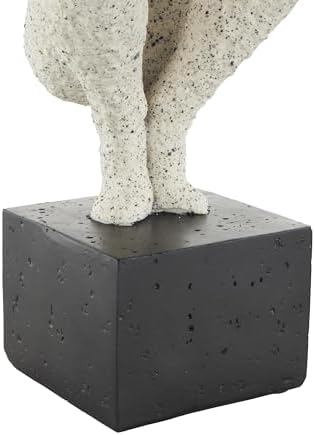 Deco 79 Polystone Crouching Person Statue