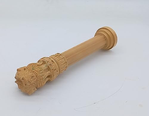 Wooden Ashoka Pillar 10 Inch Home Decor