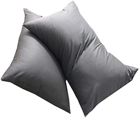 1 Pair Dark Grey Pure Cotton Pillowcases 1