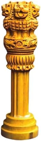 Wooden Ashoka Stambh Pillar 6 Inch 8 Pcs Pack