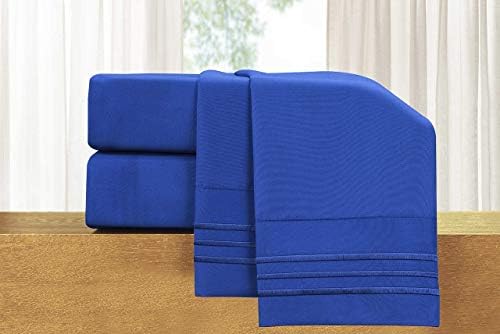 Elegant Comfort Luxury 5-Piece Bed Sheet Set - Royal Blue