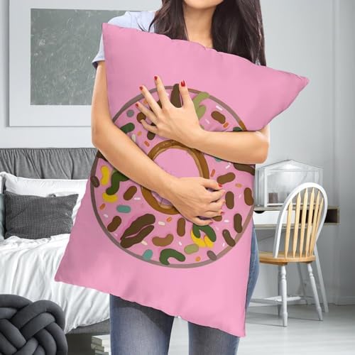 NWGHM Donut Pillowcase with Invisible Zipper