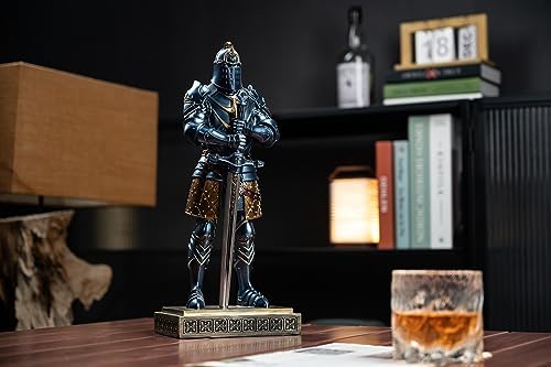 Medieval Knight Statue with Sword Blue 1512 Inch