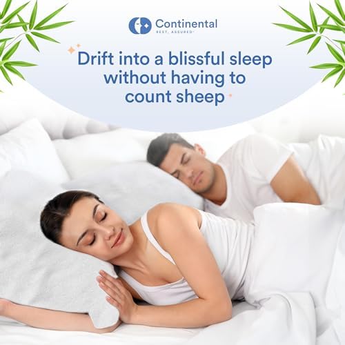 Continental Bedding Bamboo Viscose Pillow Protectors 16x16 Zippered Pack of 1
