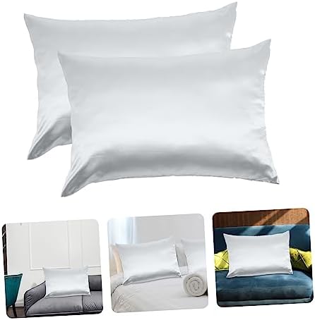 WHAMVOX 2pcs Cooling Pillowcases Breathable Polyester Covers 1