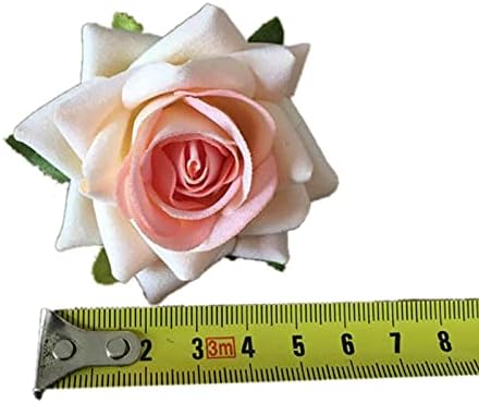 Sonze Artificial Velvet Rose 5cm 5PCS for Home Decor