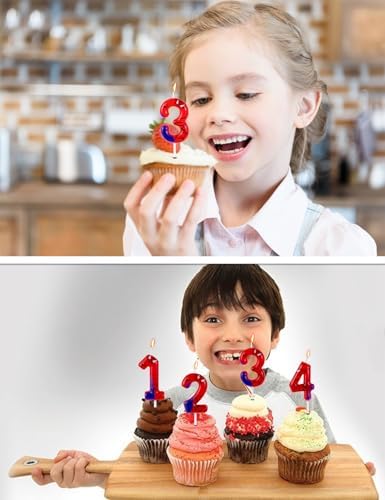 Gezan Spider Man Birthday Candles Number 3