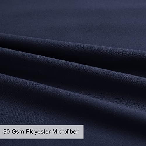 Uxcell Zipper Pillow Cases Soft 1800 Series Microfiber Navy