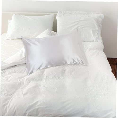 Cabilock Cooling Pillowcase Light Grey Simulated Silk Protector