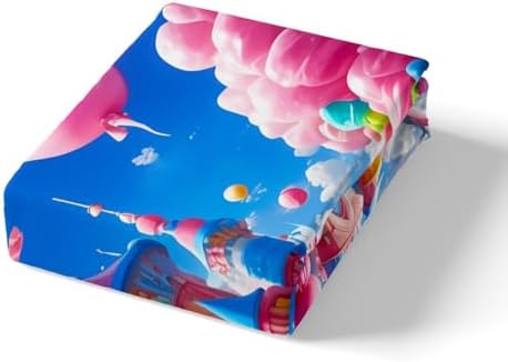 Castle Fairy Candy Castle Fitted Sheet Twin Size