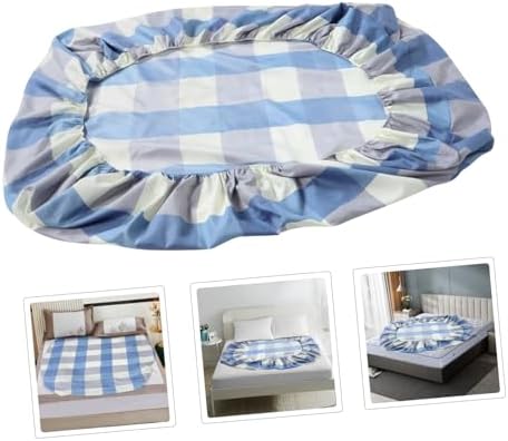 GLSTOY Twin Bed Fitted Sheet Polyester Cooling Mattress Cover 1