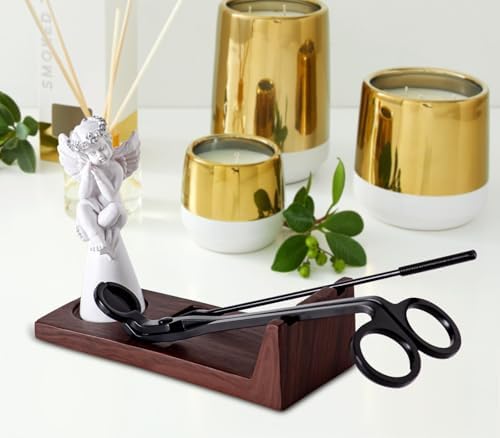 dgudgu Candle Care Kit with Snuffer Trimmer Dipper and Storage Tray