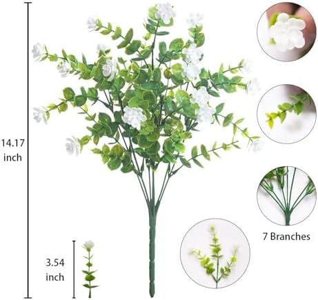 WHYLE Artificial White Flower for Home Decor 1