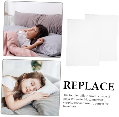 BESTOYARD 2pcs Cotton Pillowcases with Zipper