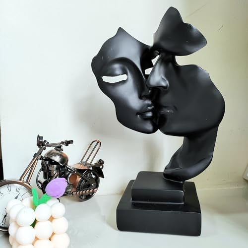 Yahu Lando Couples Kiss Abstract Sculpture