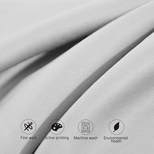 EmpireBed Queen Oversize Pillowcase Pack of 2 - 100 Cotton Envelope Closure