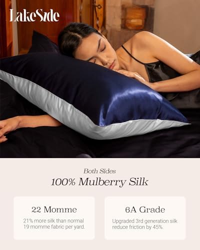 Oriental Lakeside 22 Momme Mulberry Silk Pillowcase - Envelope Closure 1