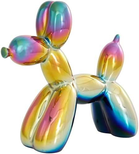 Deco 79 Ceramic Dog Balloon Sculpture Set of 2