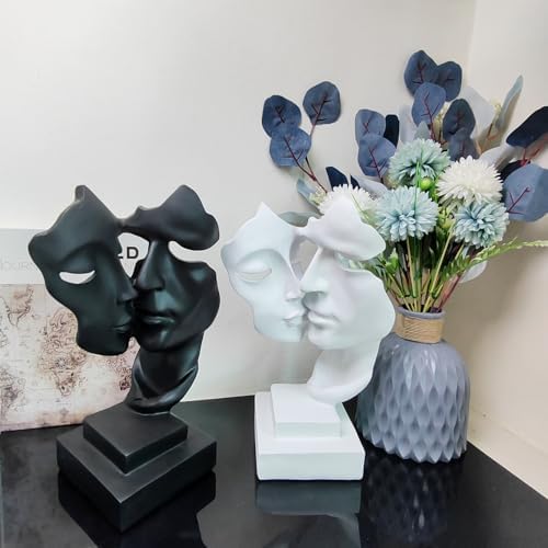 Yahu Lando Couples Kiss Abstract Sculpture