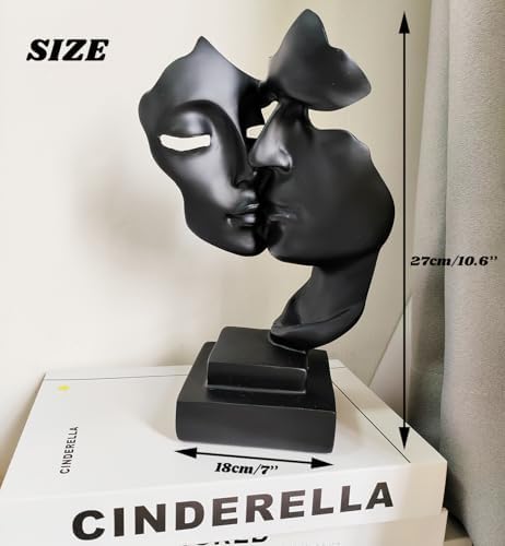 Yahu Lando Couples Kiss Abstract Sculpture