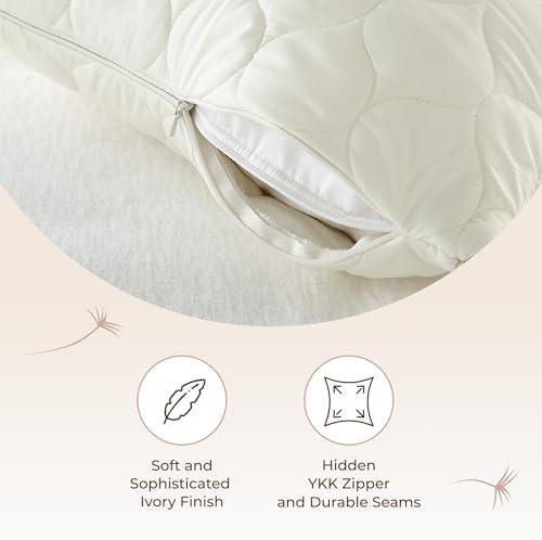 Organic Cotton Pillow Protector - 2 Pack King Size
