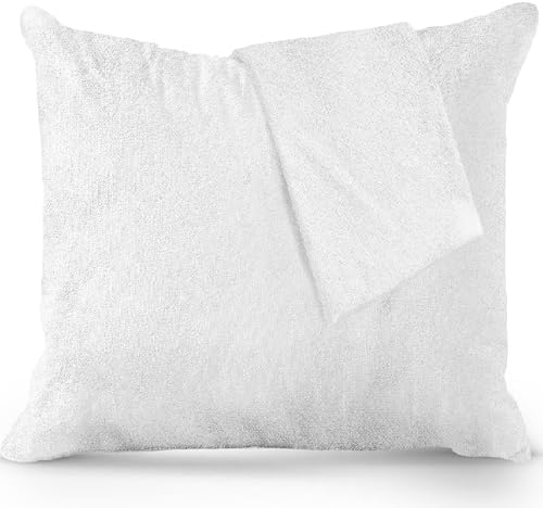 Continental Bedding Bamboo Viscose Pillow Protectors 16x16 Zippered Pack of 1