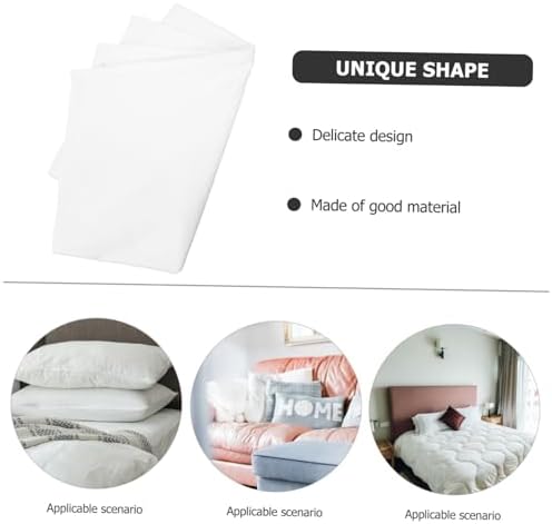 BESTOYARD 2pcs Cotton Pillowcases with Zipper