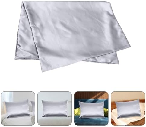 Cabilock Cooling Silk Pillow Covers with Zipper for Standard Size