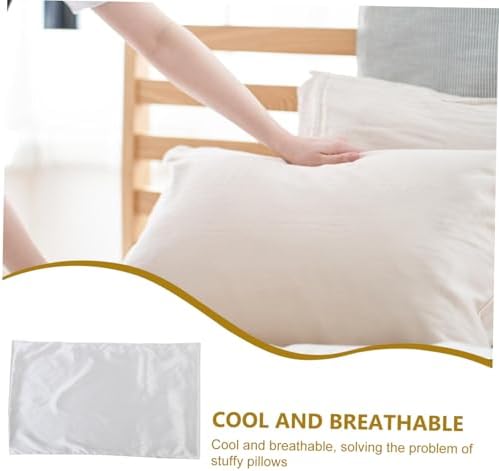 Cabilock Cooling Pillowcase Light Grey Simulated Silk Protector