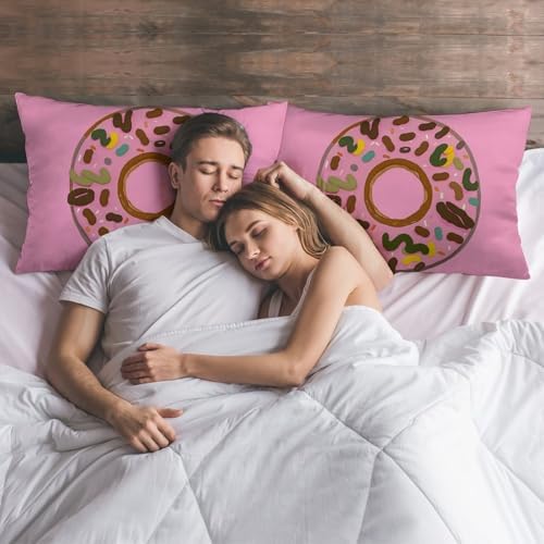 NWGHM Donut Pillowcase with Invisible Zipper