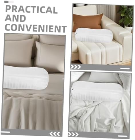 Cylindrical Zippered Pillow Covers for Waist and Neck Support