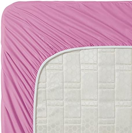 Clara Clark Luxury Soft 4 Piece Bed Sheet Set Full Light Pink