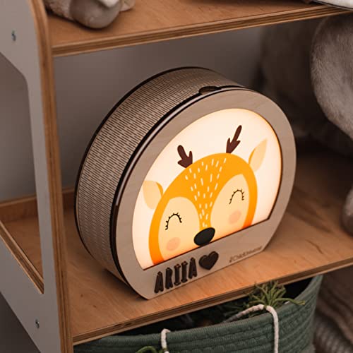 Personalized Bear Night Light for Kids Nursery 1