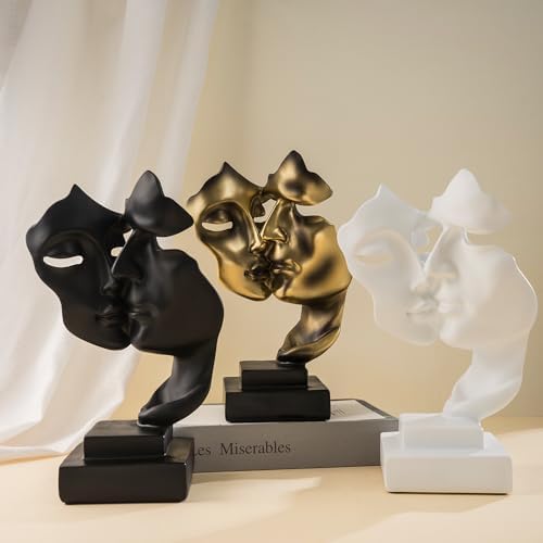 Yahu Lando Couples Kiss Abstract Sculpture