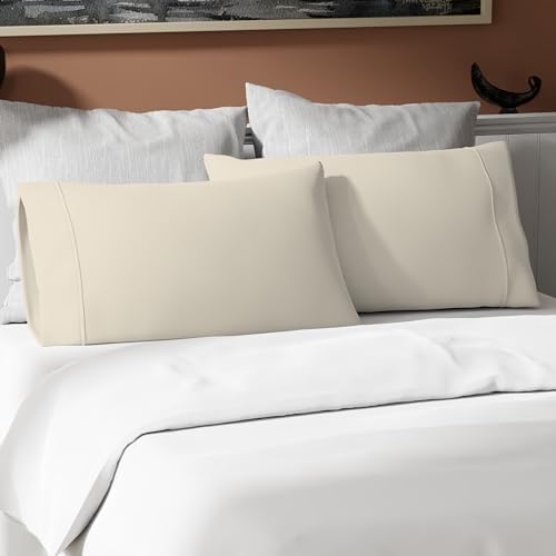 SUPREME ELEGANCE 100 Cotton Pillowcases Fresh Ivory 1