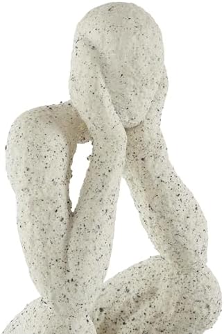 Deco 79 Polystone Crouching Person Statue