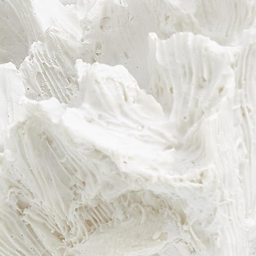 Deco 79 White Coral Sculpture with Clear Acrylic Base