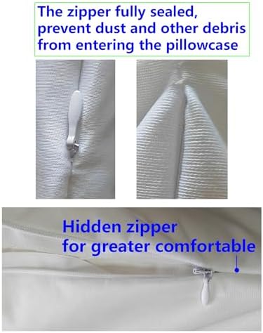 MOONVAN Waterproof Pillow Protectors with Zipper