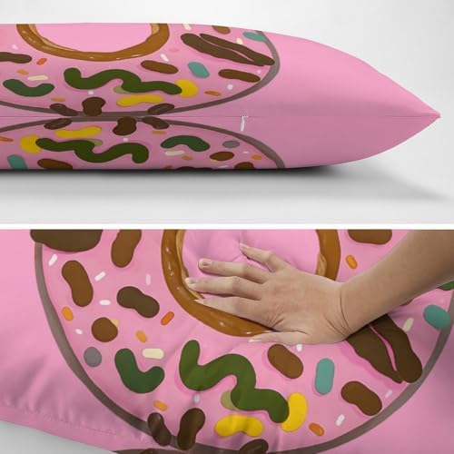 NWGHM Donut Pillowcase with Invisible Zipper