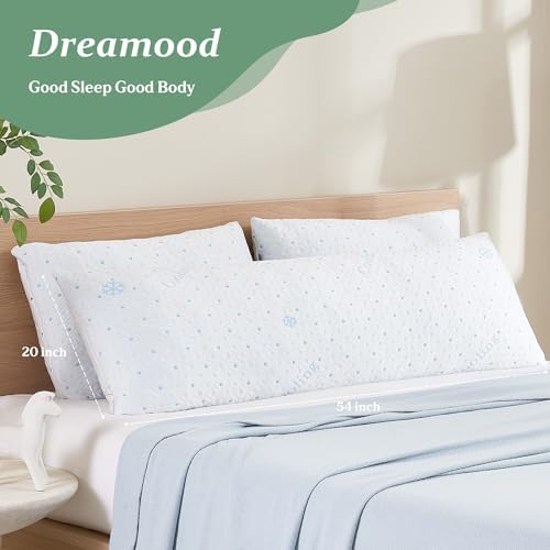 Dreamood Body Pillow Cover with Zipper 20x54 Inch