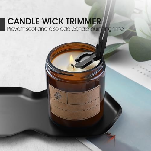 3-in-1 Candle Accessory Set with Wick Trimmer Snuffer and Spoon