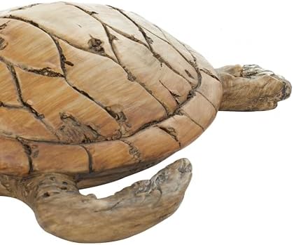 Deco 79 Polystone Turtle Home Decor Statue