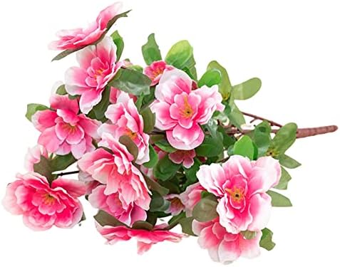 SONGBIRDTH Artificial Rhododendron Pink